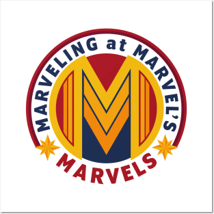 Marveling Logo: Cosmic Captain Posters and Art